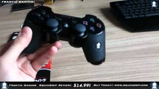 SQUIDGRIP Full Gaming Grip Review! (PS3 CONTROLLER)