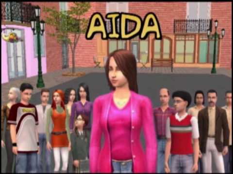 Cabecera "Aida" con los SIMS 2