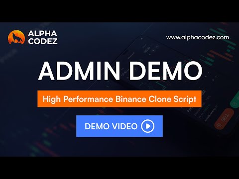 High Performance Binance Clone Script With Admin Demo | Alphacodez