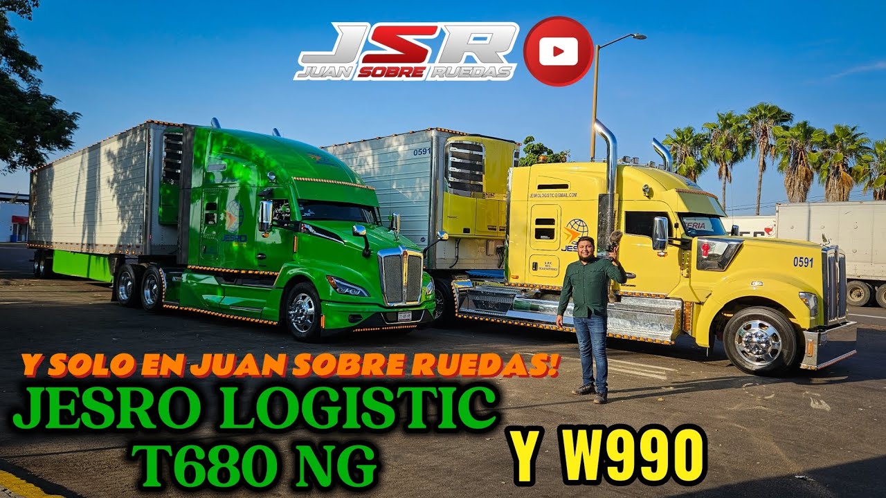 A DETALLE🧐 JESRO LOGISTIC KENWORTH W990 Y 680 NEXT GEN EN CONVOY A GUADALAJARA | JSR🎬🔥 