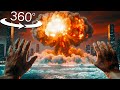 NUCLEAR BOMB Explosion Simulation In 360 VR 8K