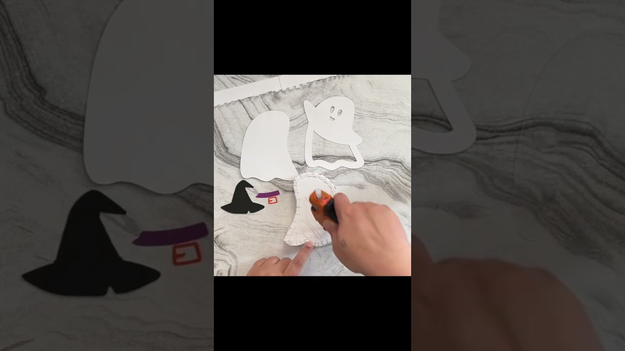 Halloween Candy Box SVG: Ghost Treat Box Template