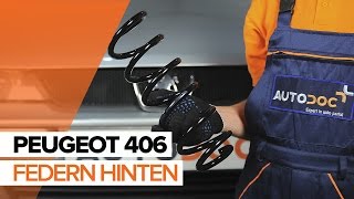 Wie PEUGEOT 406 (8B) Fahrwerksfedern wechseln - Video-Tutorial