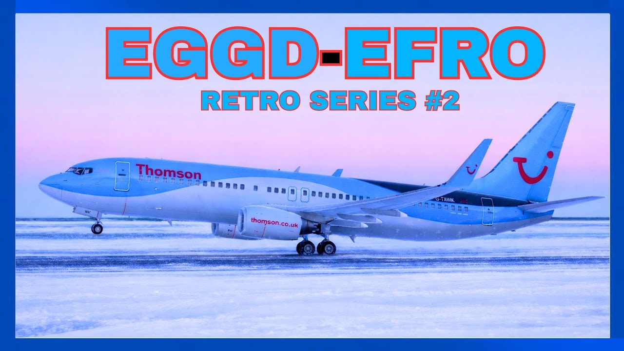 INFINITE FLIGHT LIVE 🔴 | RETRO SERIES #2 | Bristol to Rovaniemi | Thomson 737-800