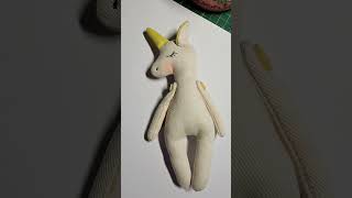 Unicorn Sewing Pattern PDF | Mini Unicorn Doll With Tiny Clothes