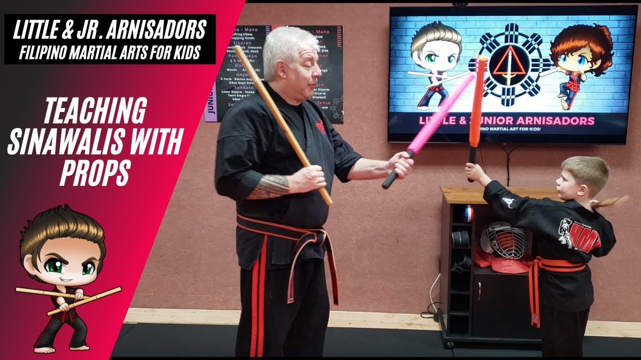 Teaching Kids Sinawalis Using Props | FMA: Kali, Arnis, Escrima