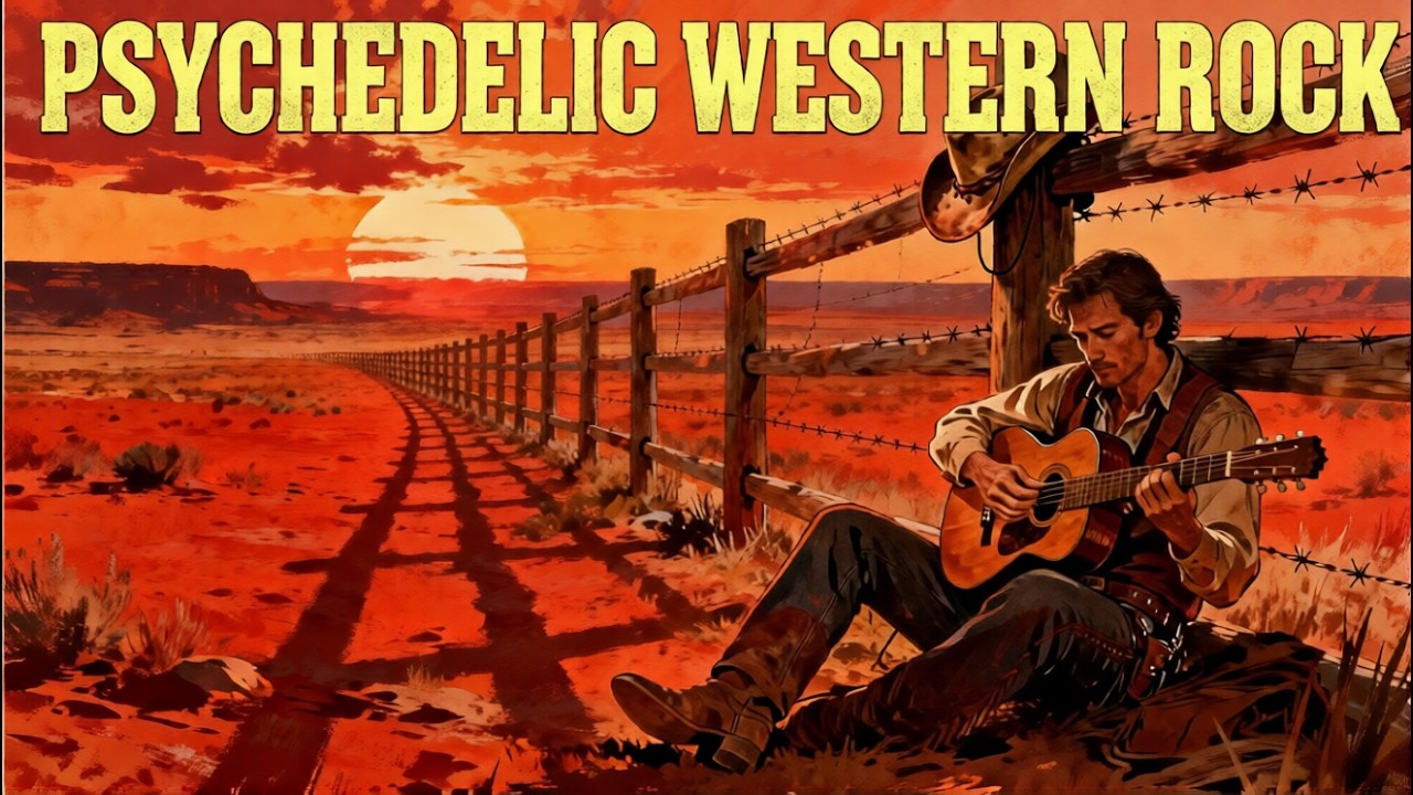 Psychedelic Western Rock for Astral Wandering | Ambient & Space Chillout Mix