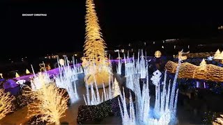 Enchant Christmas light show and maze transforms PayPal Park in San Jose