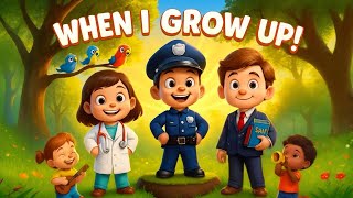 When I Grow Up Song | Kids Dream Jobs Song | Fun Learning Music for Children