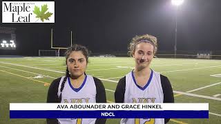 NDCLs Ava Abounader, Grace Hinkel