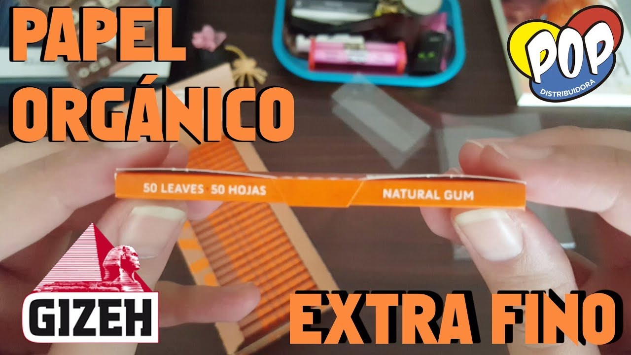 Papel para fumar GIZEH orgánico extra fino