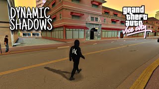 🌇 GTA Vice City with REAL Dynamic Shadows! 🔥