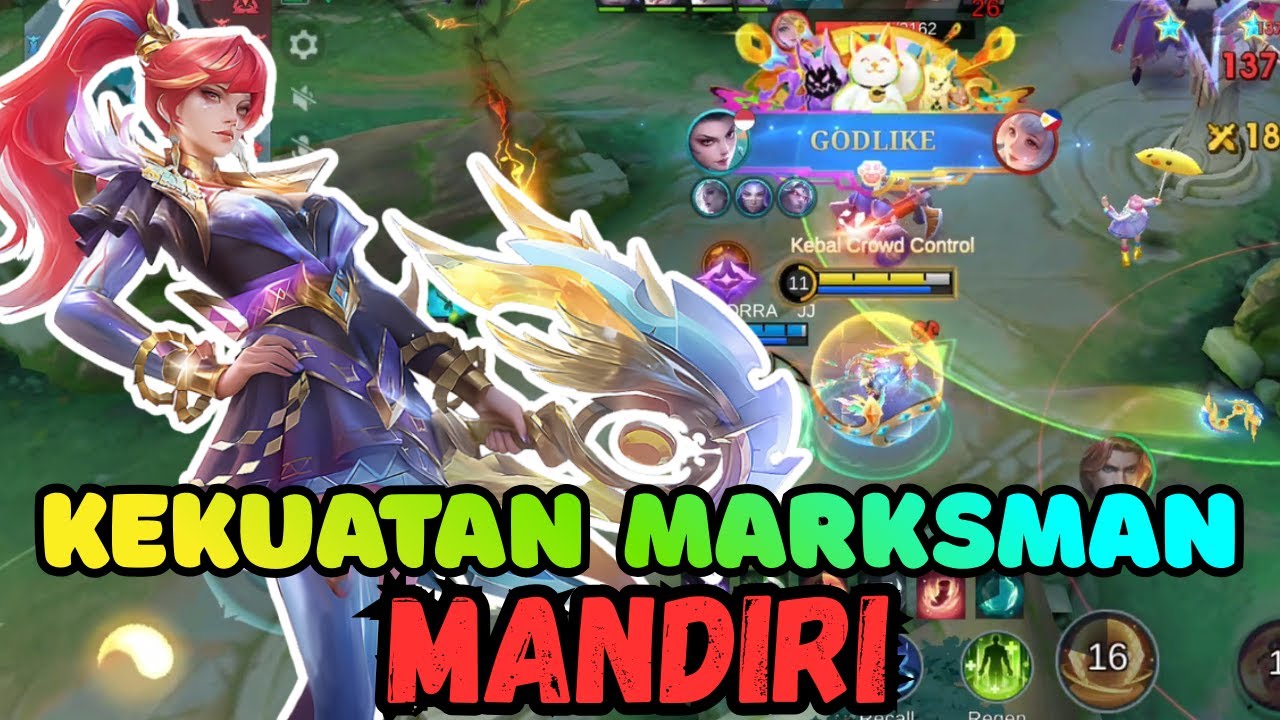 Сила независимого стрелка, автоматически определяющего средний урон противника - Mobile Legends