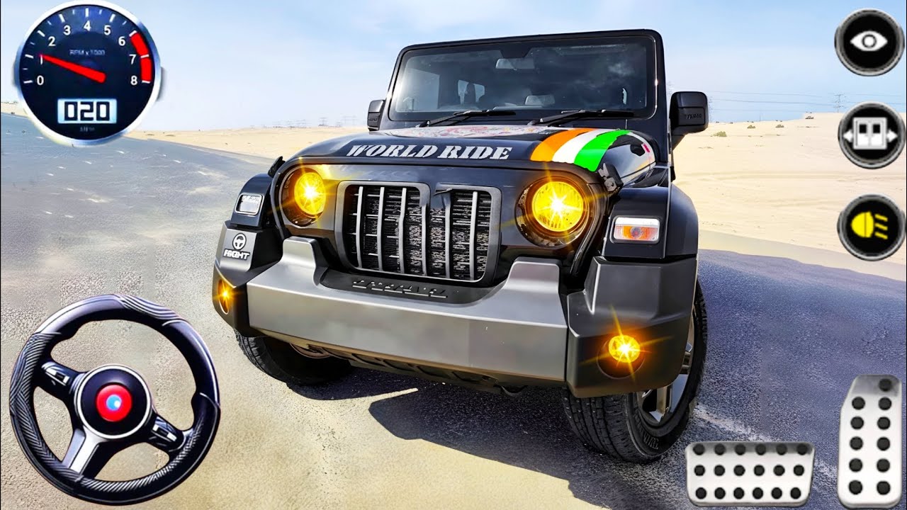 Indian Thar Off-Road Challenge! ⛰️ | Extreme Driving Simulator - Android Gameplay 