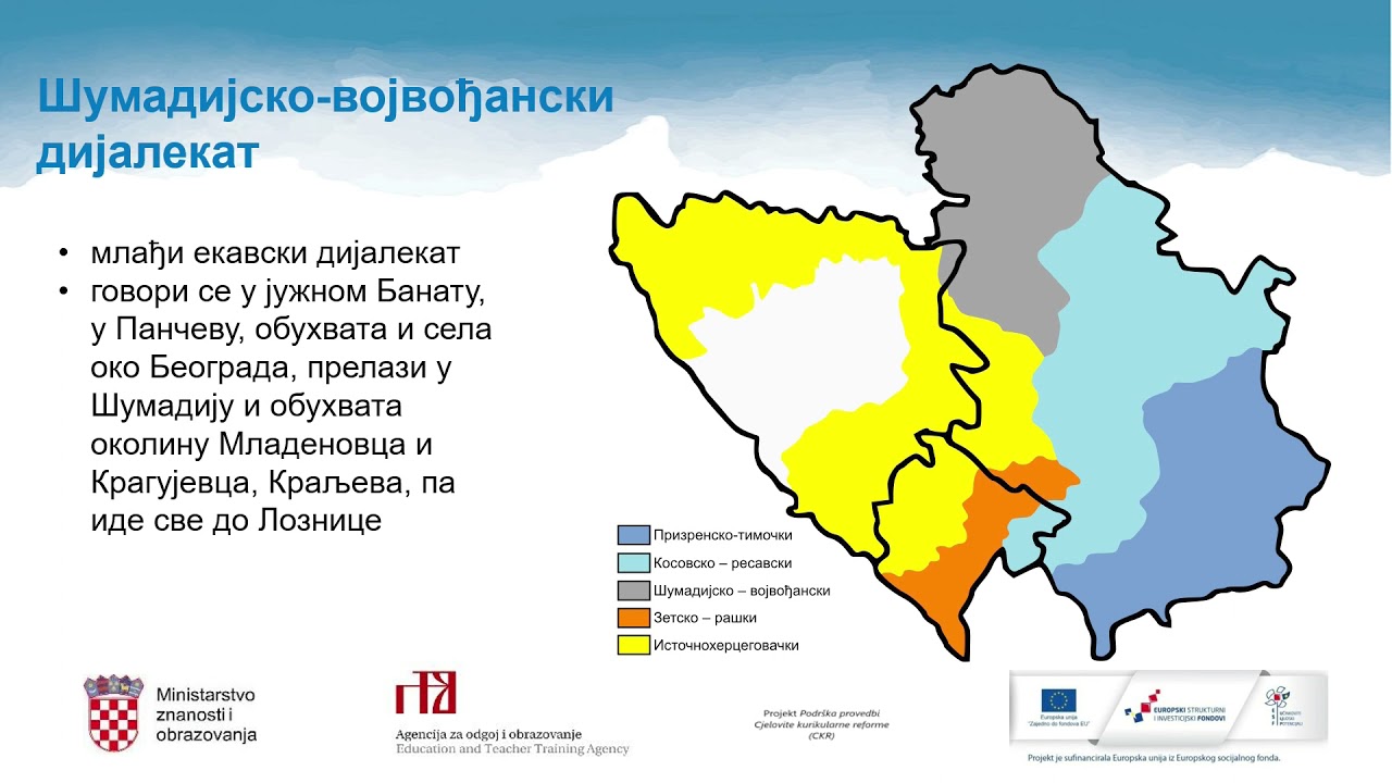 Srpski jezik i književnost 8. razred OŠ Dijalekti srpskog jezika