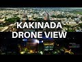 Kakinada drone view  aerial view of kakinada beach port coringa city view  kakinadaupdates