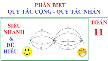 TOÁN LỚP 11 - PHÂN BIỆT QUY TẮC CỘNG VÀ QUY TẮC NHÂN SIÊU NHANH ĐƠN GIẢN DỄ HIỂU