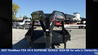 Magnificent 2027 RawMaxx FDX Flatbed Trailer For Sale in Clarksville, TN