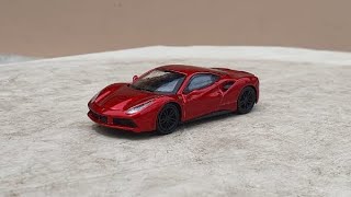 Ferrari 488 GTB 1:64 diecast by Minidreams review