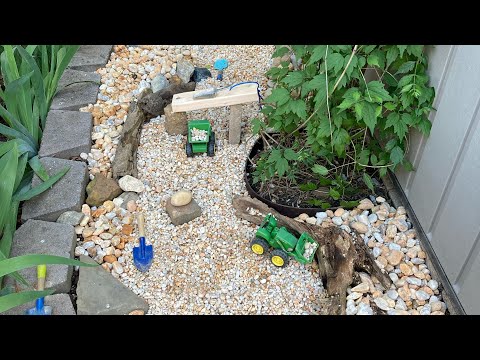 How to Build a Sandbox or Rock Box | Montessori Inspired