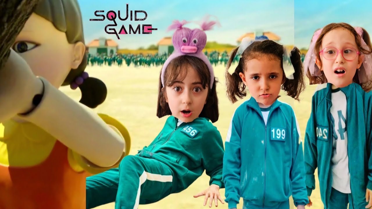 ESMA BAHAR ve BANU ALYA SQUİD GAME YEŞİL IŞIK KIRMIZI IŞIK OYNADI |