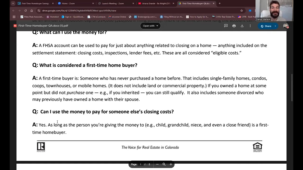 Colorado First Time Homebuyer Savings Accounts