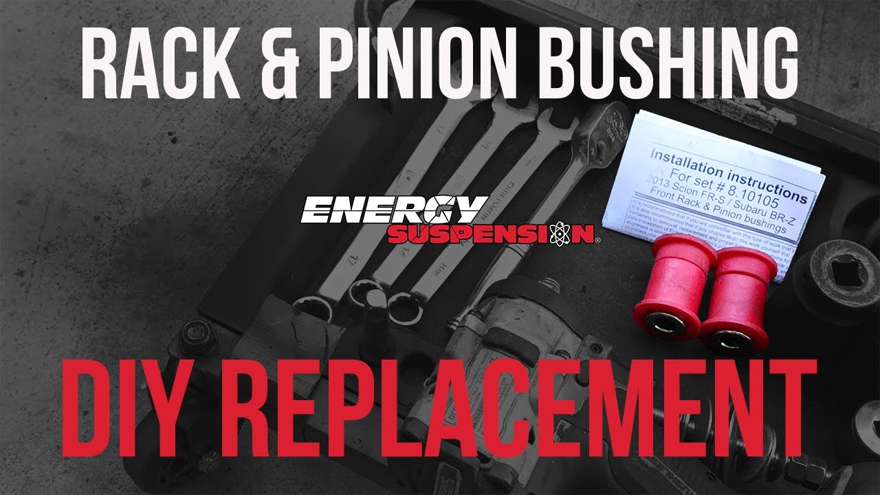 Energy Suspension: DIY Steering Rack & Pinion Bushings - Subaru BRZ / Scion FR-S / Toyota 86