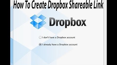 How to create shareable image link by dropbox | image link | making image link