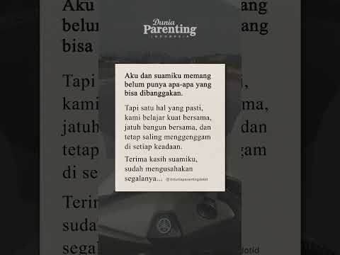 Aku dan suamiku memang belum punya apa apa yang bisa dibanggakan