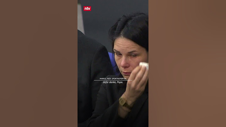 Baerbock zu Tränen gerührt: Marcel Reif hält Holocaust-Gedenkrede im Bundestag | #ntv #shorts