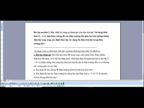 Video Thiết kế công cụ đánh giá yêu cầu cần đạt 
