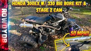 HONDA 300EX W/ BIG BORE & FMF EXHAUST!! (STAGE 2 CAMS)