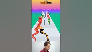 Level 12 Snake Run Race 3D All Levels Gameplay Walkthrough Android New Update #gaming #shorts