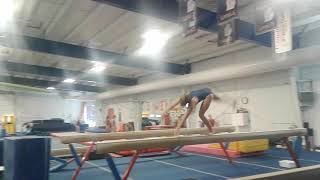 Sage Kellerman 2022-Double tuck beam dismount work