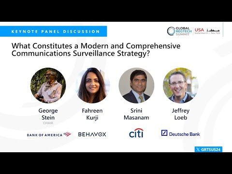 Global RegTech Summit USA 2024 - What Constitutes a Modern Communications Surveillance Strategy? - video from FinTech Global