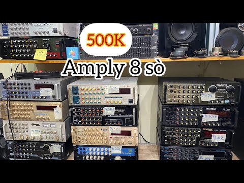 Video Xả kho 20 amply 8 SÒ 500K ĐT 0938242044 #dodiengiare - youtube