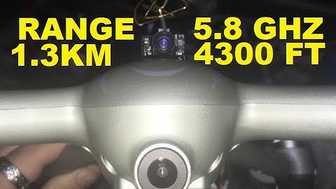 Potensic D80 MJX Bugs 2 UPGRADE RANGE TEST 1.3km 4300 FT