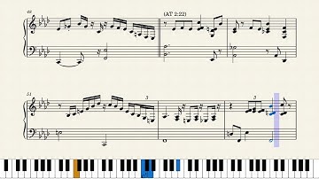 Thelonious Monk "Reflections" solo piano transcription