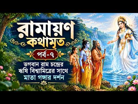 রামায়ণ কথামৃত | পর্ব-৭ | ভগবান রাম চন্দ্রের ঋষি বিশ্বামিত্রের সাথে মাতা গঙ্গার দর্শন | ISKCON Bangla