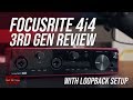 Focusrite Scarlett 4i4 (3rd Gen) Review &amp; Loopback Setup