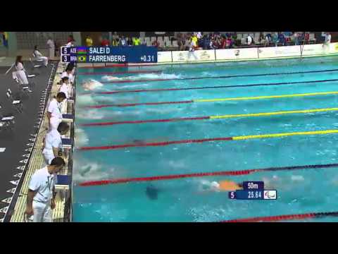 Men's 100m Freestyle S13 | Heat 2 | 2016 IPC Swimming European Open Championships Funchal