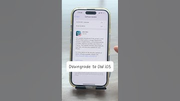 ✅How to Downgrade to Old / Unsigned iOS Version? Tips Here!#fyp #ios19