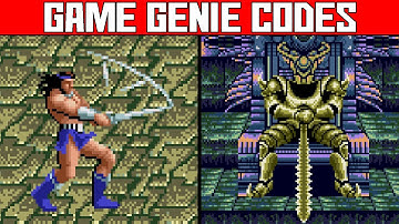 (Golden Axe II) Hit Anywhere, Infinite Spells - Game Genie Codes