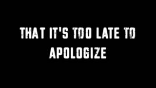 Justin Timberlake apologize lyrics