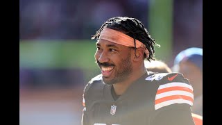 Myles Garrett on Facing Chargers Rookie Offensive Tackle Jamaree Salyer - Sports4CLE, 10\/7\/22