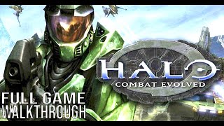 HALO COMBAT EVOLVED Full Game Walkthrough - No Commentary (OG HALO Full Game Walkthrough)
