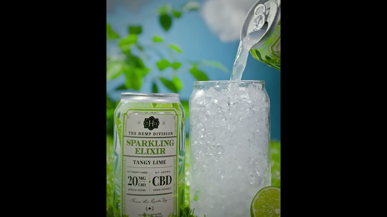 Tangy Lime CBD Sparkling Elixir