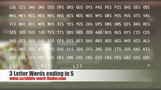 3 letter words ending in S screenshot 3