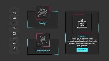 Animated Service Section Card UI Design using Html & CSS