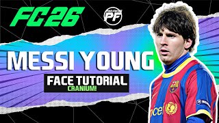 Ea Fc 26 Lionel Messi Young Face - Pro Clubs Face Creation - Career Mode - Lookalike Barcelona